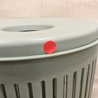 Open Box: Ume Laundry Basket, Tall Lidded Basket - Eucalyptus Green
