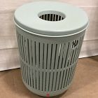 Open Box: Ume Laundry Basket, Tall Lidded Basket - Eucalyptus Green