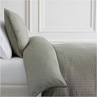 Reversible Micro Pattern Duvet Cover &amp; Shams