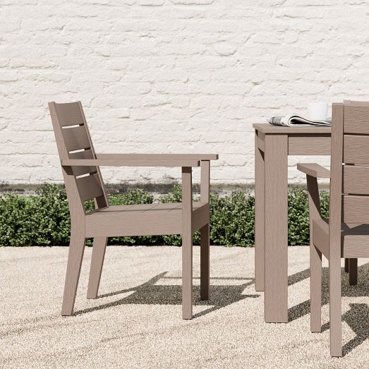 Portside by Polywood® Dining Arm Chair by West Elm