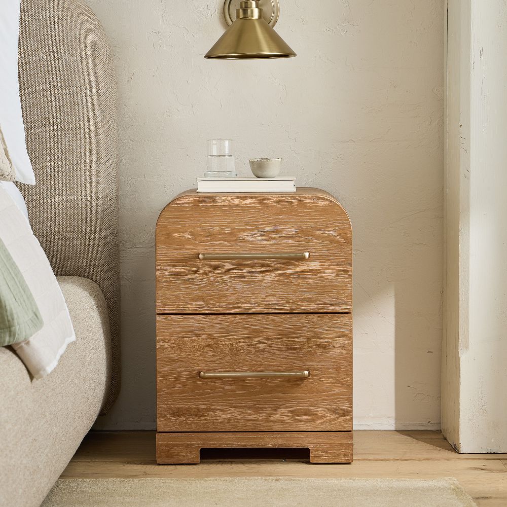 Ava Cerused Mini Nightstand (16") by West Elm