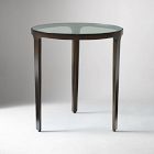 Elwell Glass Side Table (16")