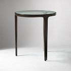 Elwell Glass Side Table (16")