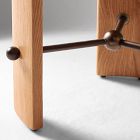 Etta Wood &amp; Metal Side Table (20")