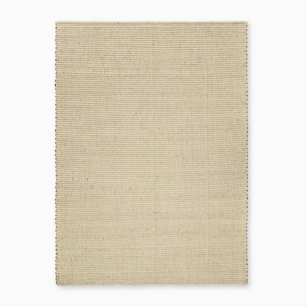 Corded Ribbed Wool Rug by West Elm