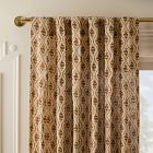 Pierce &amp; Ward Floral Trellis Pleated Curtain