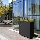 Veradek Block Series Indoor/Outdoor Plastic Span Planters