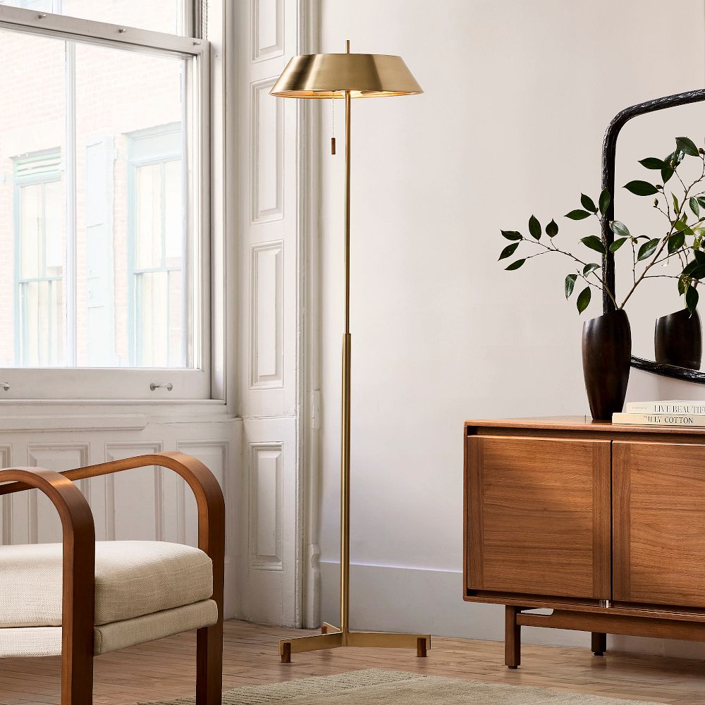 Hennings Metal Floor Lamp (62") by West Elm