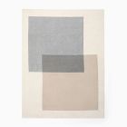 Overlap Blocks Wool Rug