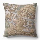 Blue Tapestry Pillow Cover &amp; Throw Set