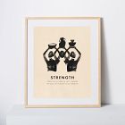 Élan Byrd Virtues of the Soul Framed Print - Strength