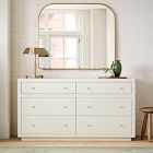Mayson Painted Grasscloth 6-Drawer Dresser (60")