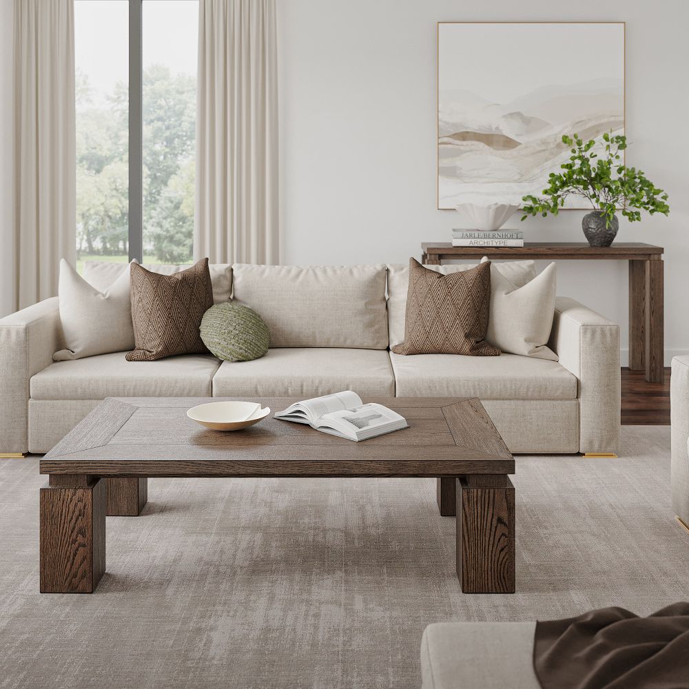 Jacklyn Rectangle Coffee Table (54") by West Elm