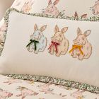 Pink Chicken Bunny Lumbar Pillow Cover