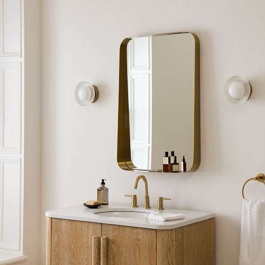 Milbrook Mirror Antique Brass 23