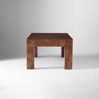 Parsons Burl Coffee Table (44")