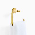 Mid-Century Bathroom Hardware - Antique Brass