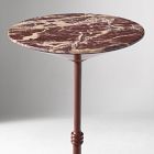Pierce &amp; Ward Ball Foot Marble Drink Table (10")