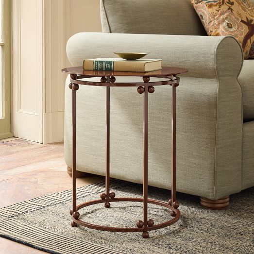 Pierce & Ward Deco Dot Side Table (18") by West Elm