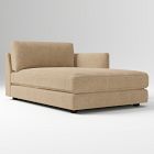 Open Box: Haven Right Arm Chaise - Performance Distressed Velvet Camel