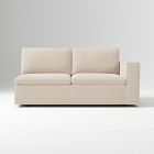 Open Box: Harmony Modular Petite Right-Arm 2 Seater Sofa - Performance Distressed Velvet Sand