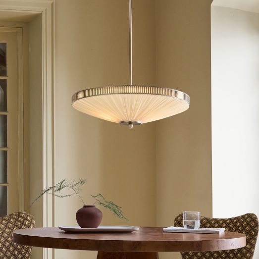 Pierce & Ward Ruched Pendant (22") by West Elm