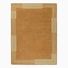 Pierce &amp; Ward Striped Border Wool Rug