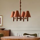 Pierce &amp; Ward 4-Light Wood Chandelier (22")