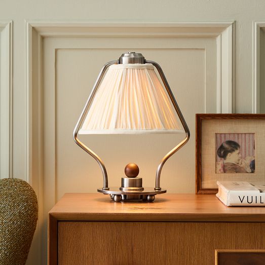 Pierce & Ward Petite Metal Table Lamp (13") by West Elm