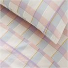 Watercolor Gingham Sheet Set