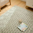 Zig Zag Washable Wool Rug