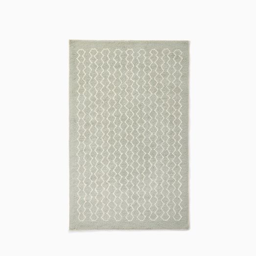 Zig Zag Washable Wool Rug by West Elm