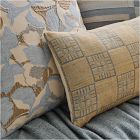 Soft Geometric Pillow Cover &amp; Throw Set