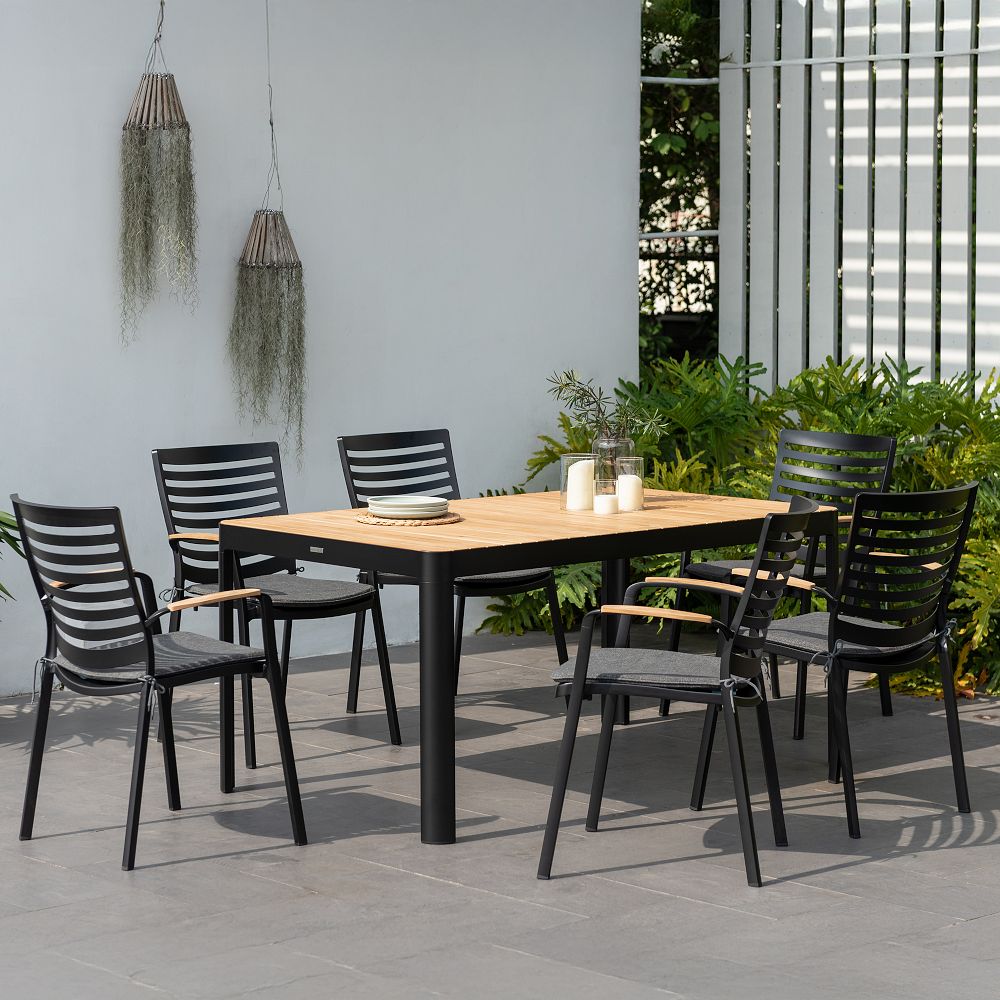 Dante Outdoor Dining Table (63"-82") by West Elm