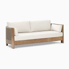 Porto Outdoor Grand Sofa (86"), Swivel Chair &amp; Coffee Table Set