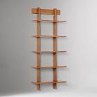 Otto Wall-Mounted Solid Wood Ladder Shelf (28")