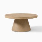 Textured Concrete Indoor/Outdoor Coffee Table (32")
