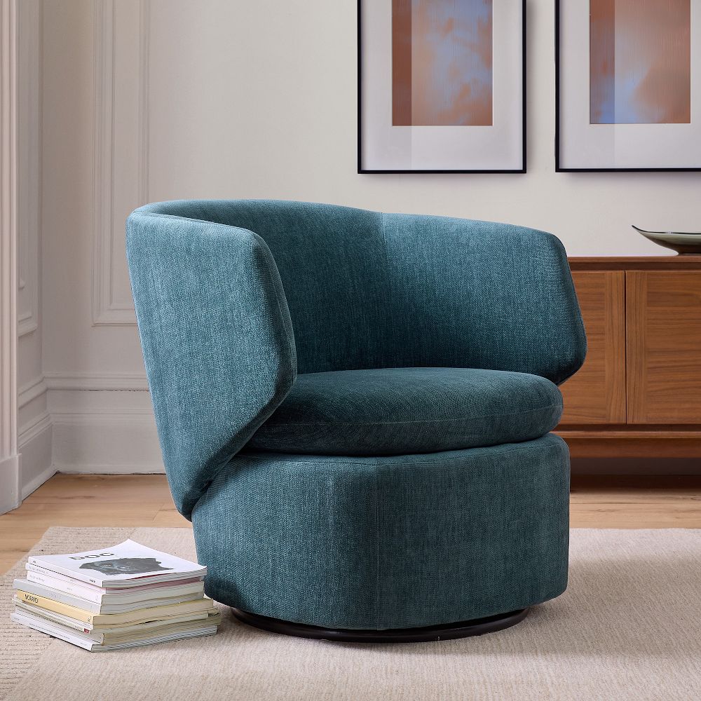 Crescent Swivel Chair by West Elm