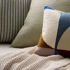 Crewel Colored Shapes Pillow Cover