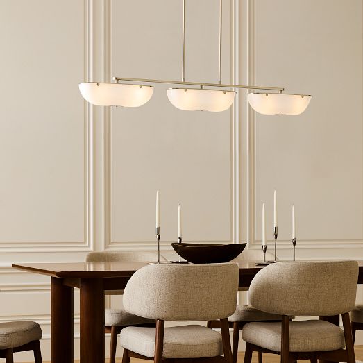 Reynolds Glass Chandelier (51") by West Elm