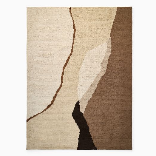 Riverscape Shag Wool Rug by West Elm