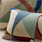 Crewel Colored Shapes Pillow Cover