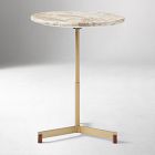 Hennings Marble Side Table (16")