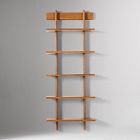 Otto Wall-Mounted Solid Wood Ladder Shelf (28")
