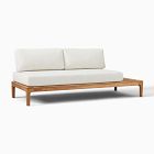 Catalina Outdoor Reversible Armless Sofa w/ Table (77")