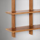 Otto Wall-Mounted Solid Wood Ladder Shelf (28")