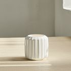 Slatted Porcelain Hurricanes