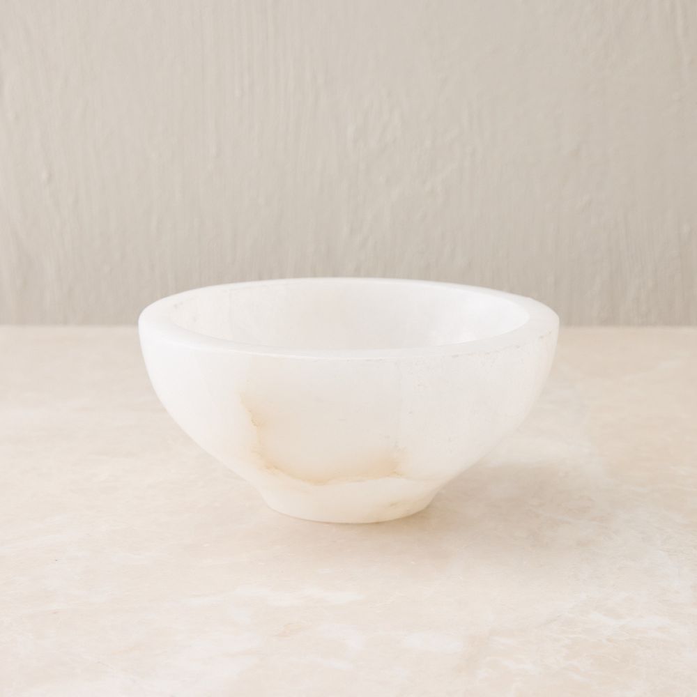 Marion Stone Dip Bowls - White