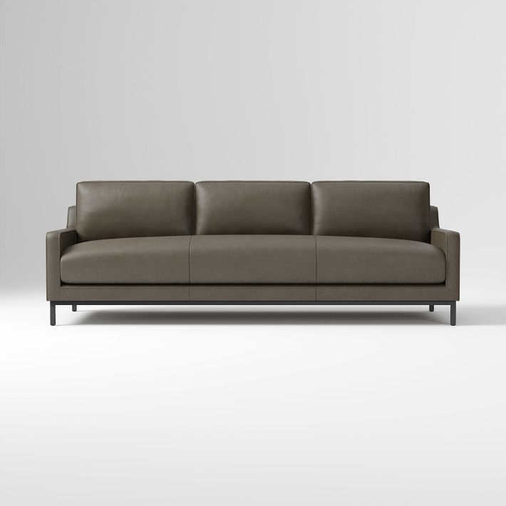 Mullins Leather Sofa (76