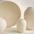 Ceramic Fluted Vases &amp; Centerpiece Bowl